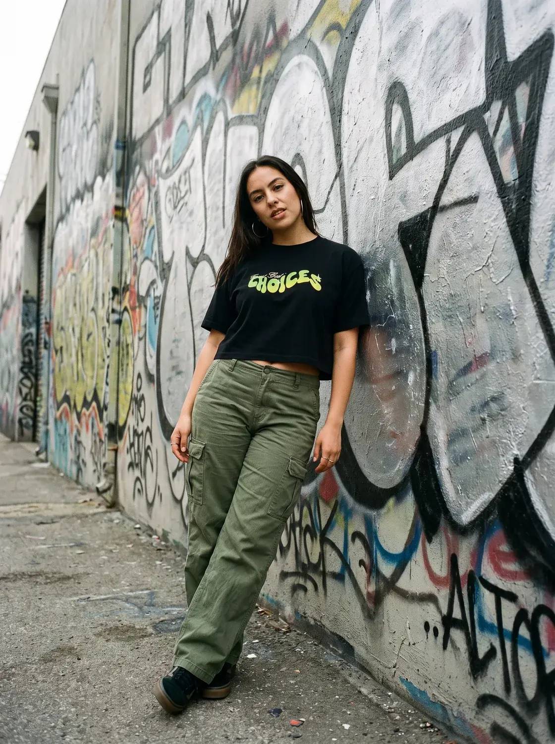 Acid Crop Tee [Black] campaign