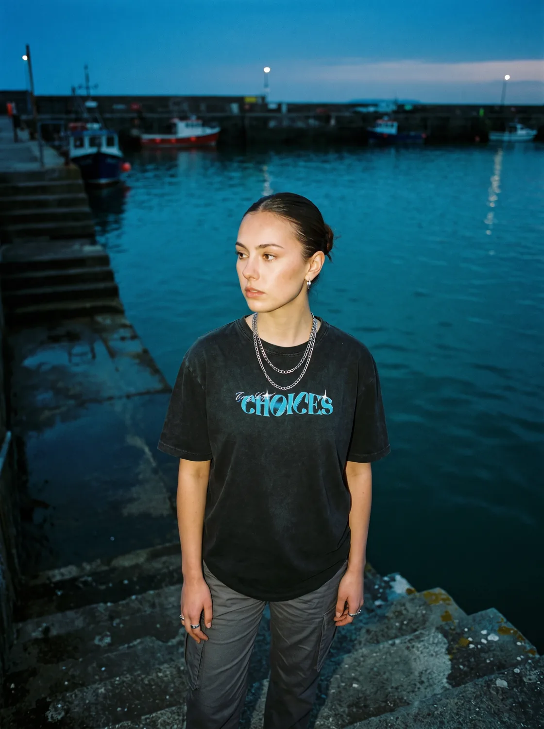 Ocean Tee [Washed Black] campaign
