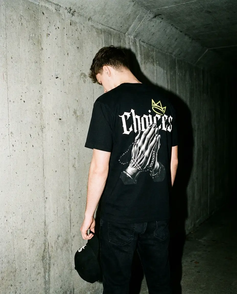 Crowned Choices Tee [Black] worn
